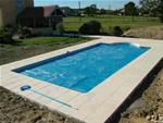 ingroud pool with built on site with high ground water table